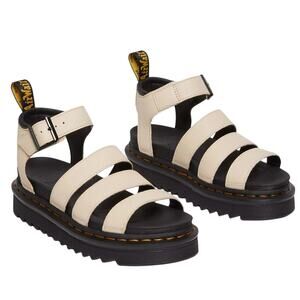 NEW DR. MARTENS BLAIRE HYDRO SANDAL BEIGE WOMANS SIZE - 8